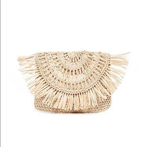 Mar y sol straw clutch